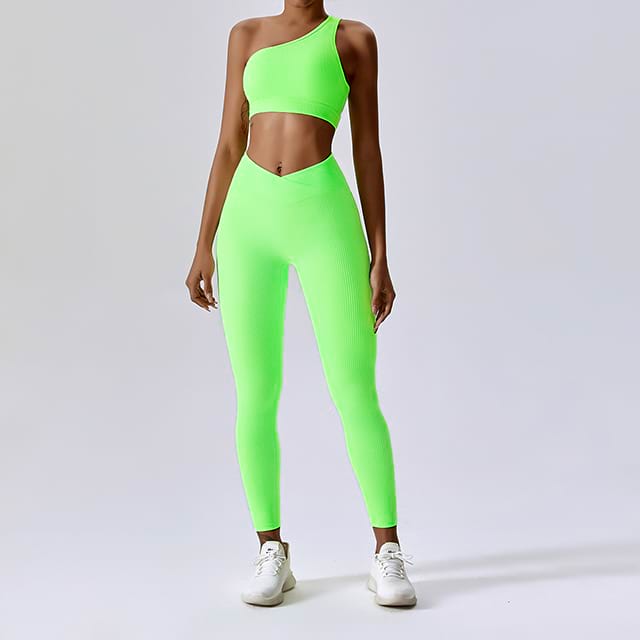 Conjunto de yoga sin costuras Neon Flex