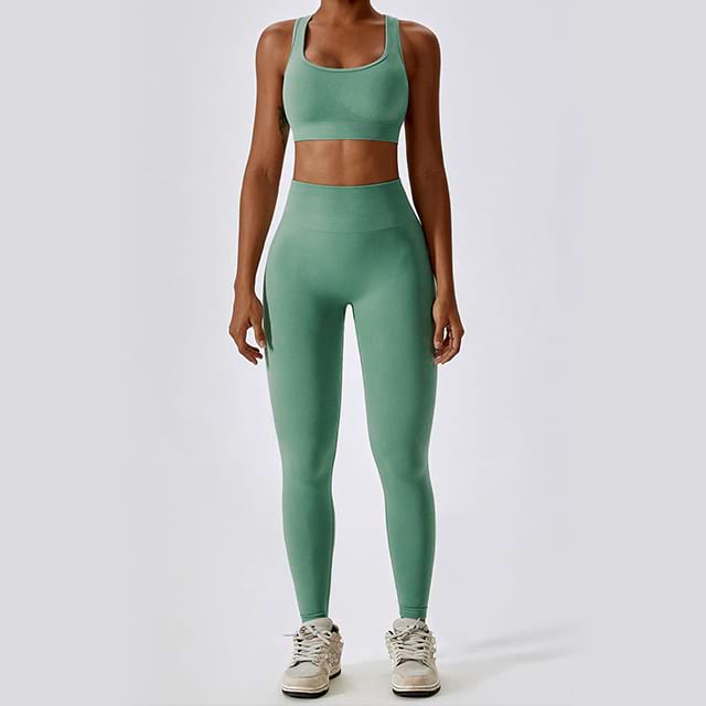 Conjunto de yoga sin costuras FlexiForm