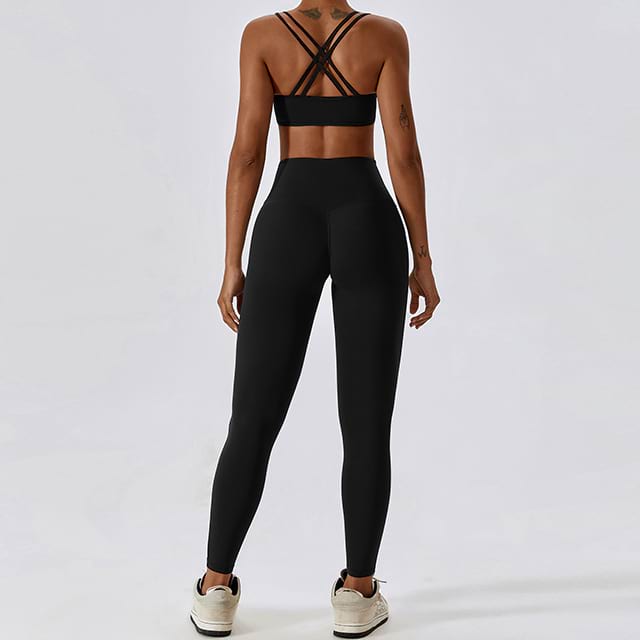 Conjunto de yoga sin costuras Luxe Fit Pro