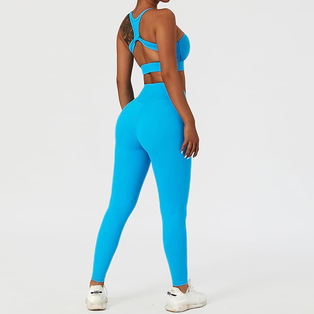 Conjunto de yoga Serenity sin costuras