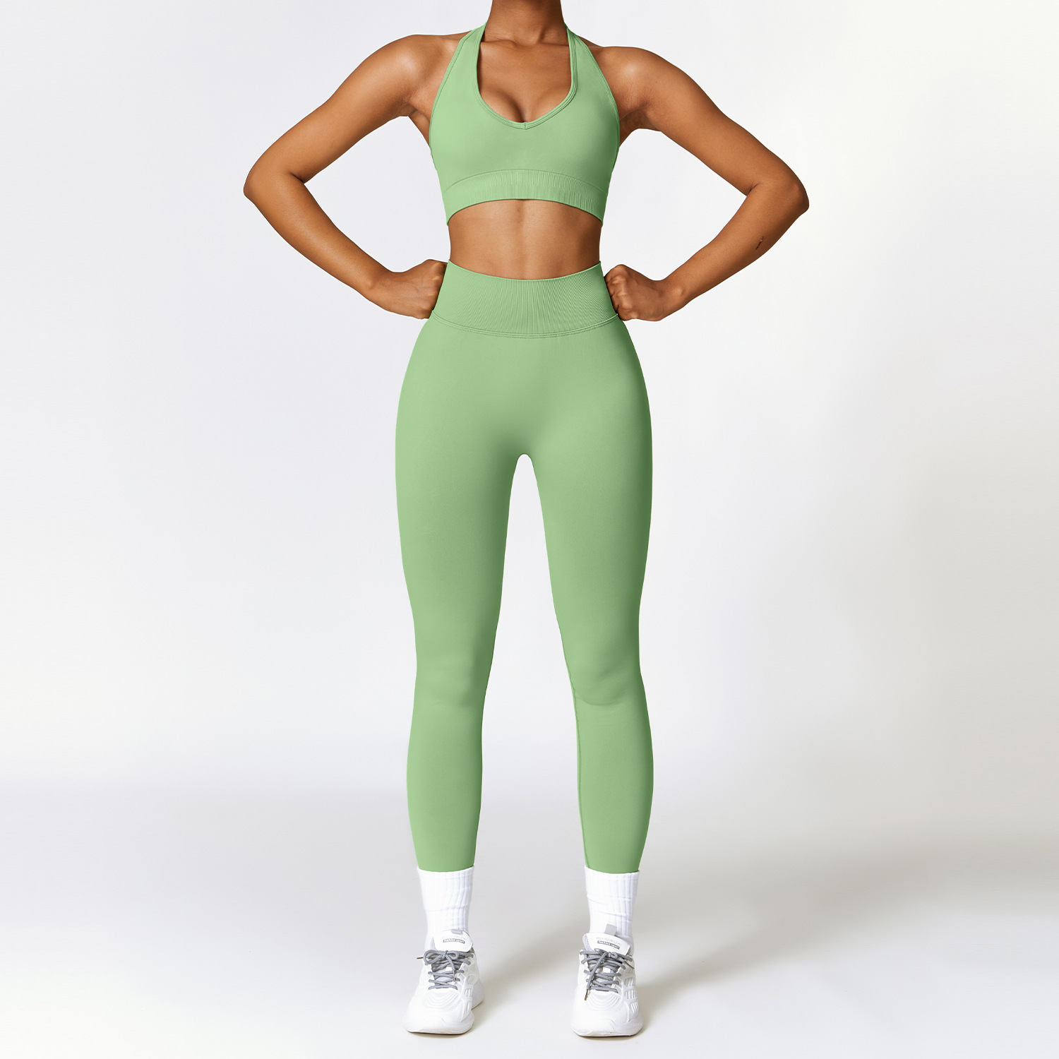 Conjuntos de entrenamiento sin costuras para mujeres