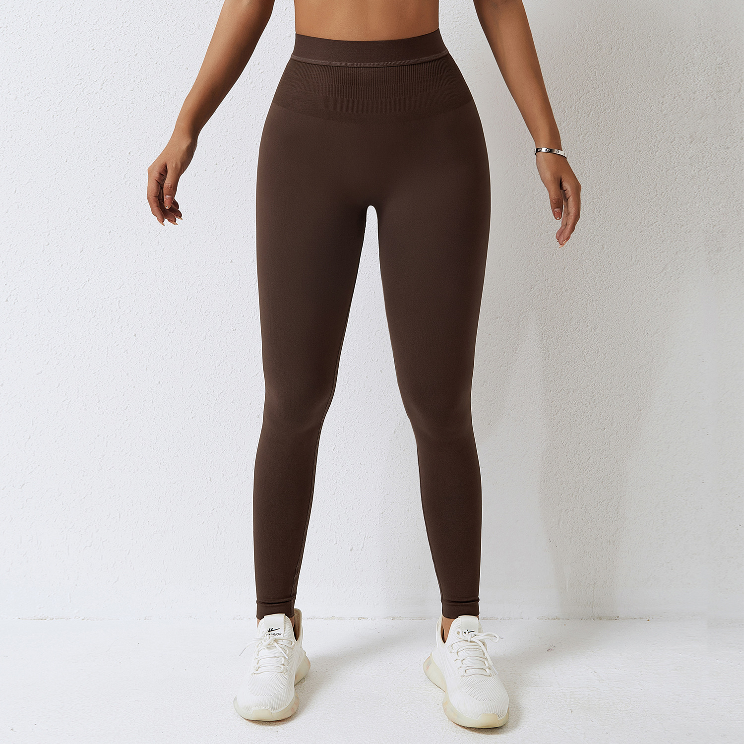 Legging de cintura alta sin costuras para gimnasio