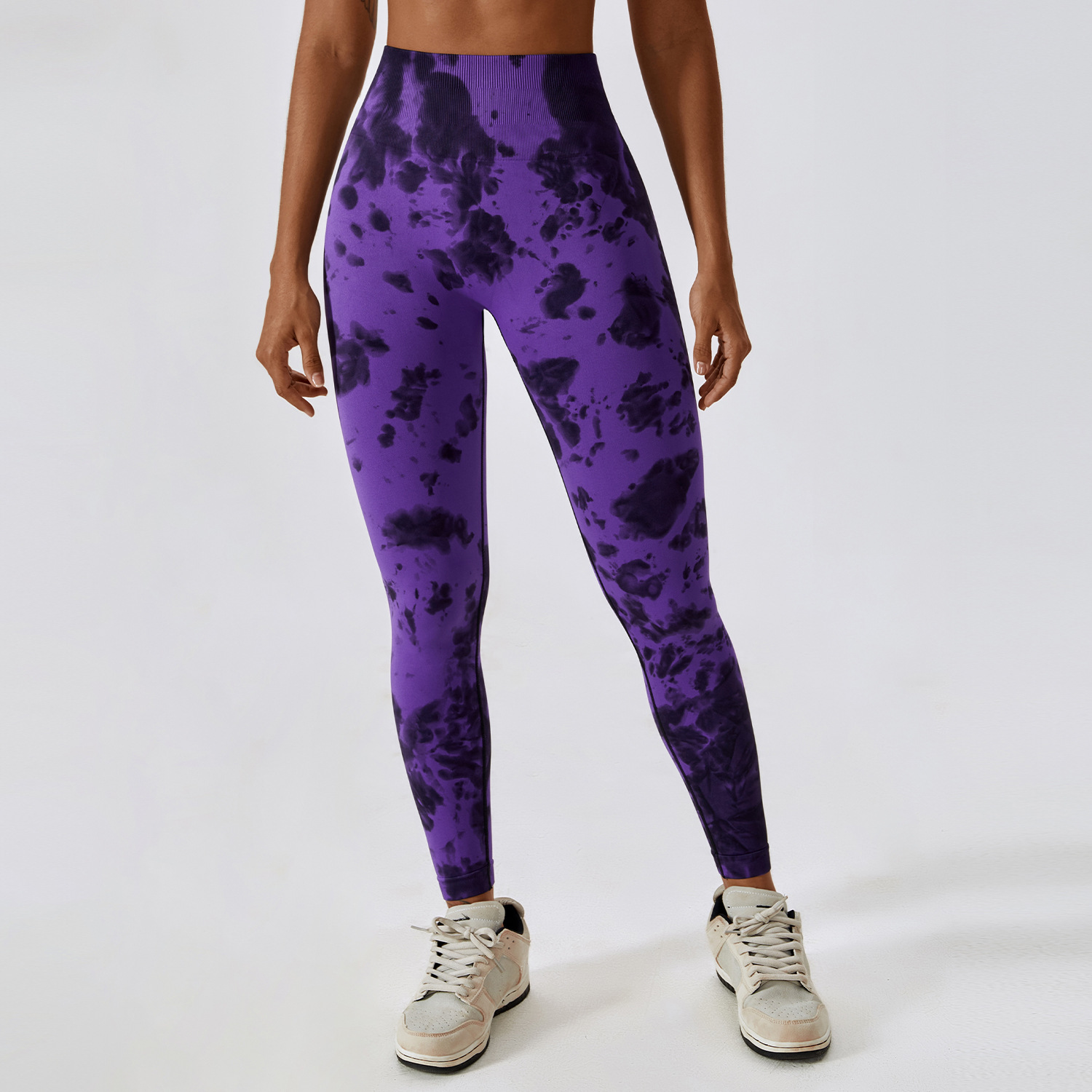 Legging de entrenamiento dibujado a mano sin costuras